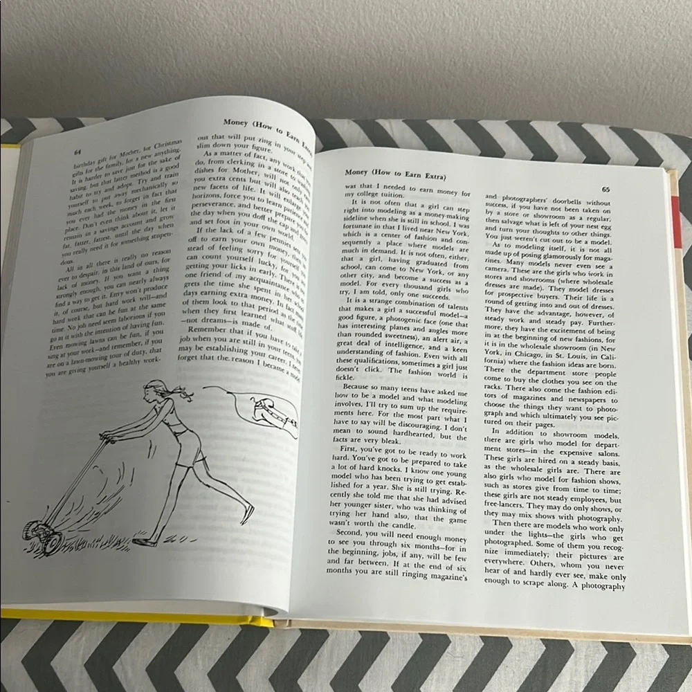 Yellow Teen-Age Popularity Guide Book